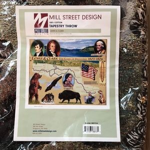 New Tapestry Throw. Lewis & Clark, Sacagawea.